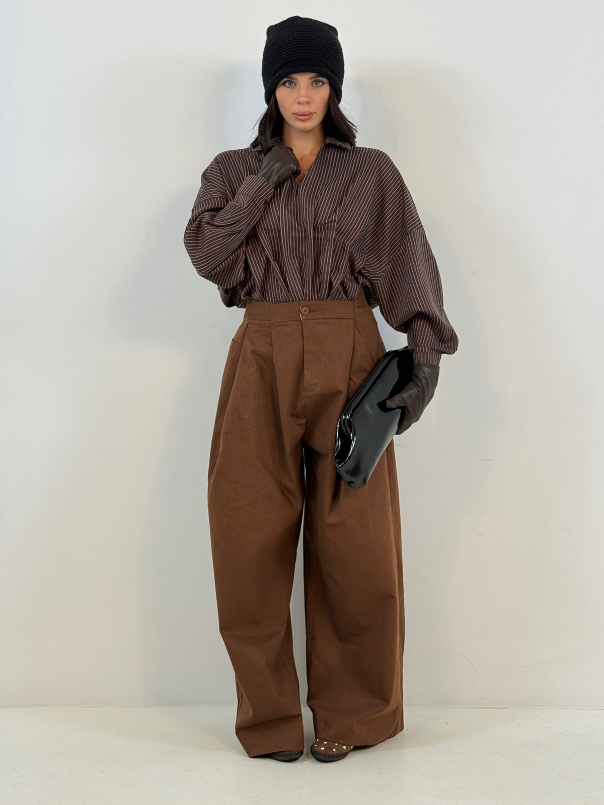 PANTALONE PETERBORO marrone|Colore:Marrone