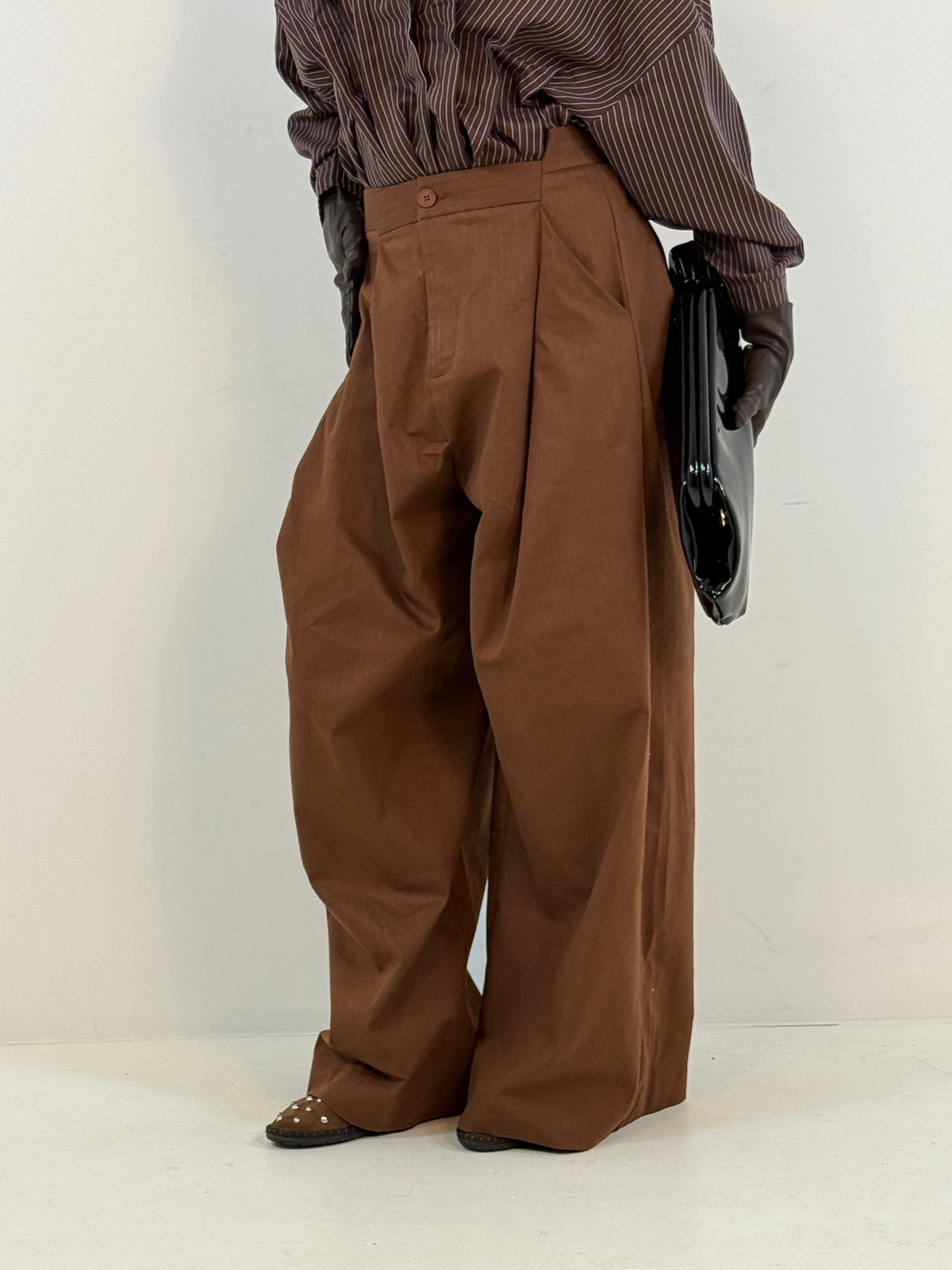 PANTALONE PETERBORO marrone|Colore:Marrone