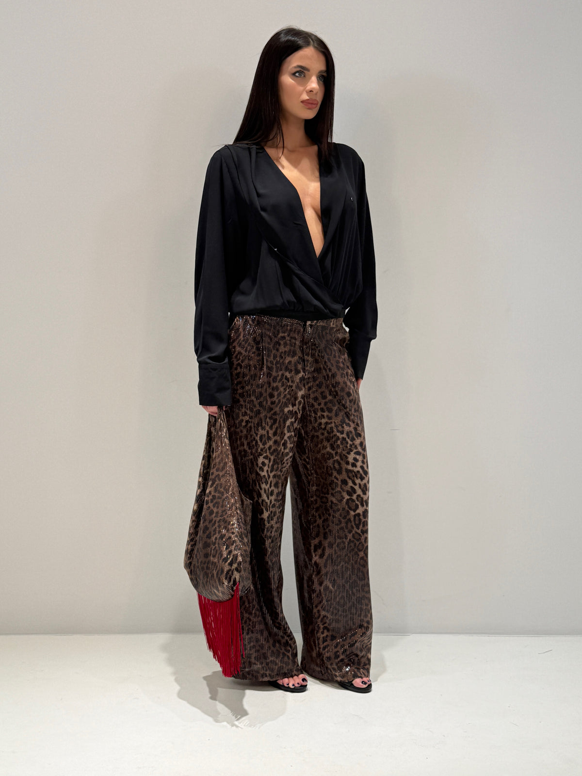 PANTALONE MACAPÀ BY LUMINA maculato|Colore:Maculato