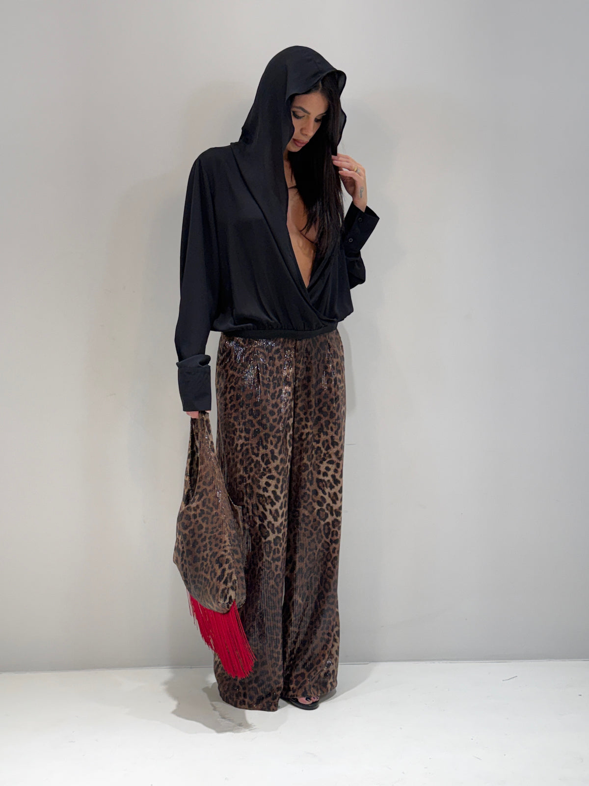 PANTALONE MACAPÀ BY LUMINA maculato|Colore:Maculato