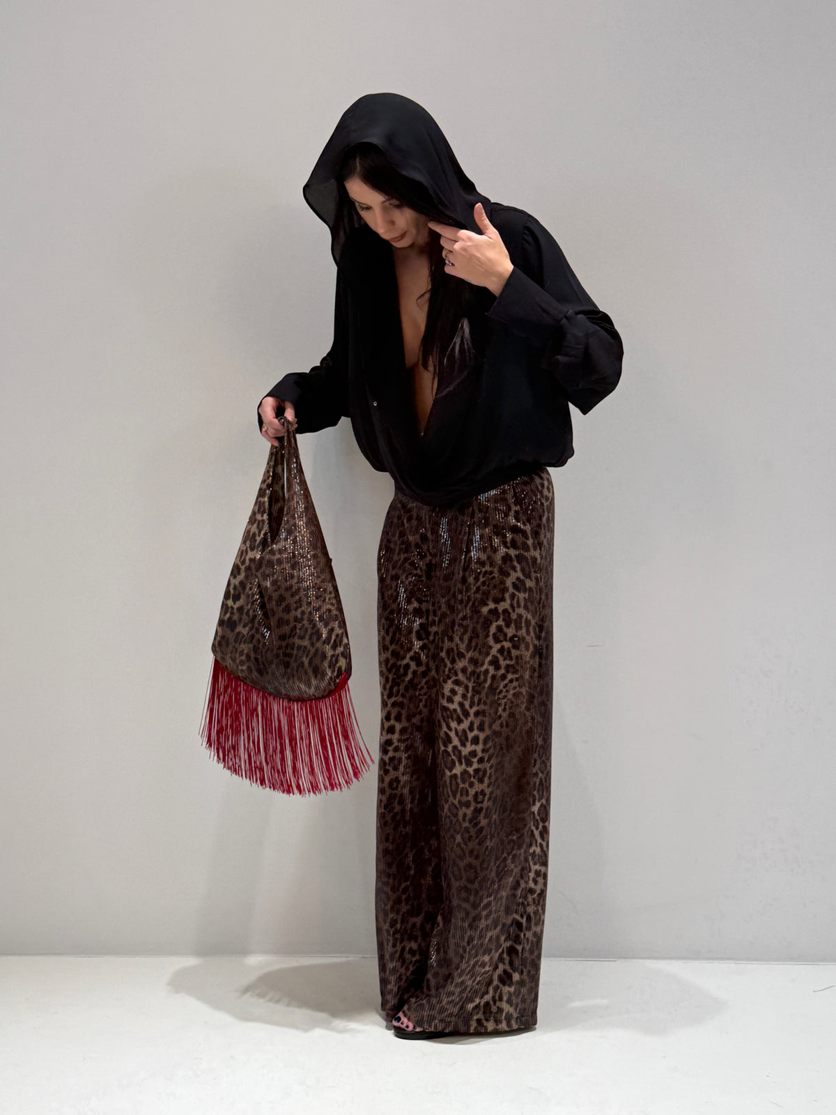 PANTALONE MACAPÀ BY LUMINA maculato|Colore:Maculato