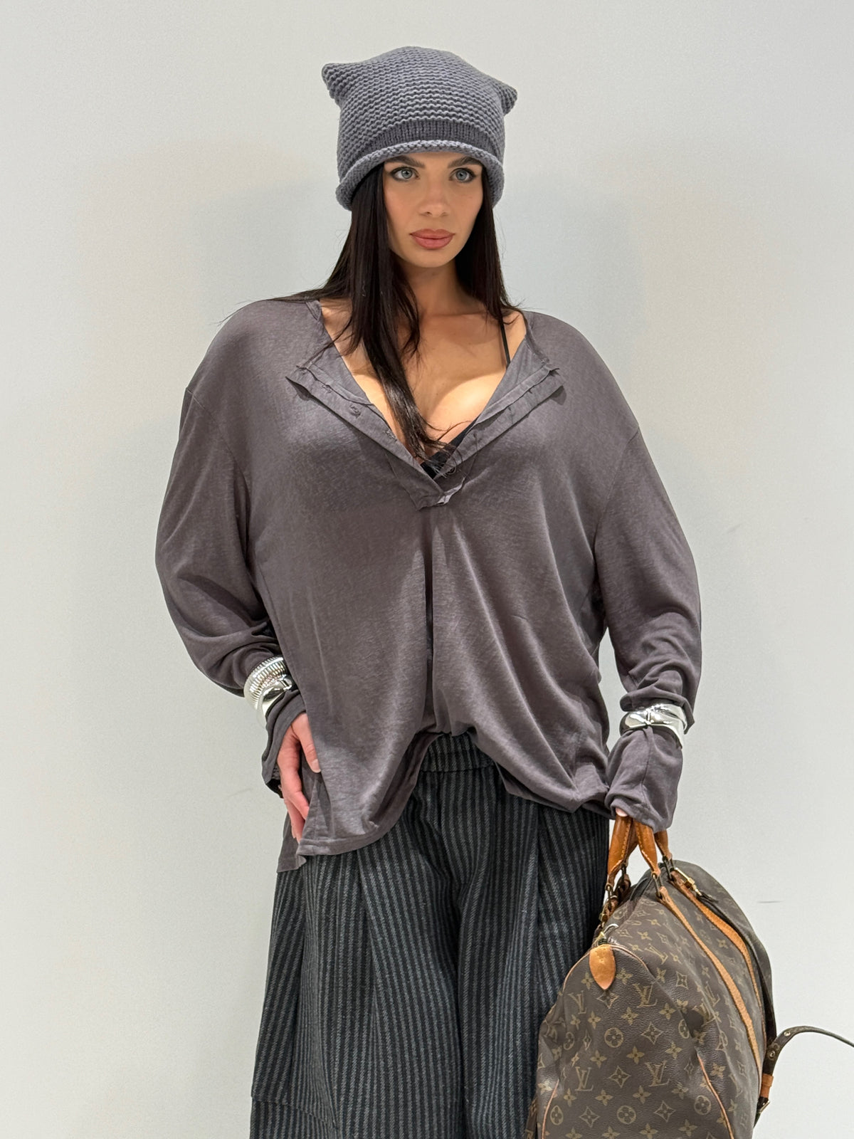 MAGLIA SINFONIA grigio|Colore:Grigio