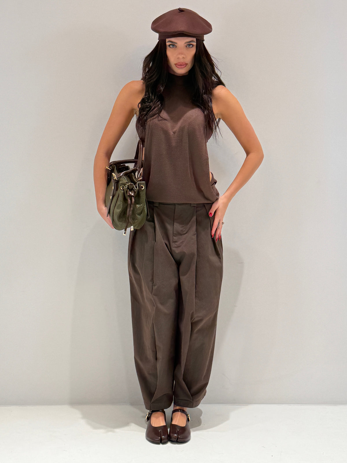 PANTALONE KRATHUM BAEN marrone|Colore:Marrone