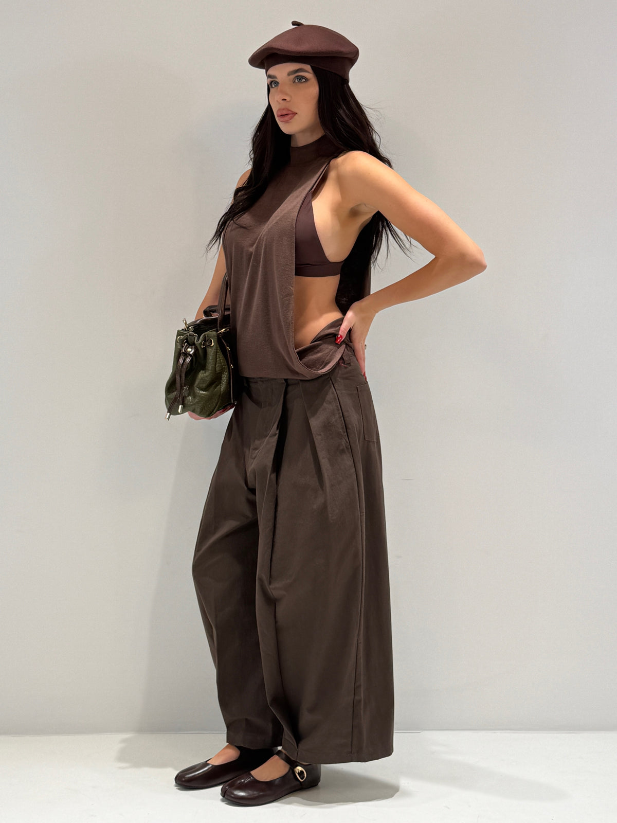 PANTALONE KRATHUM BAEN marrone|Colore:Marrone