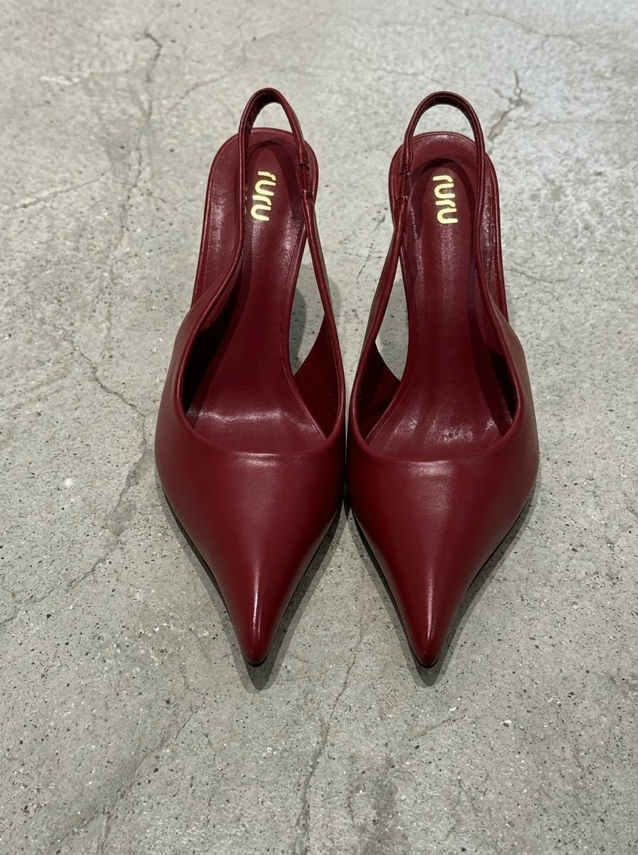 SLINGBACK SI RACHA rosso|Colore:Rosso