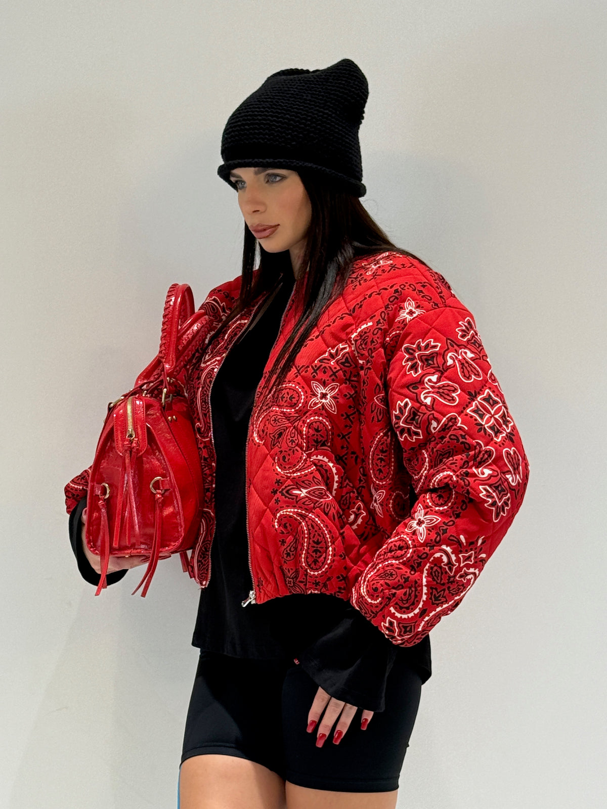 BOMBER CAY BY LUMINA rosso|Colore:Rosso