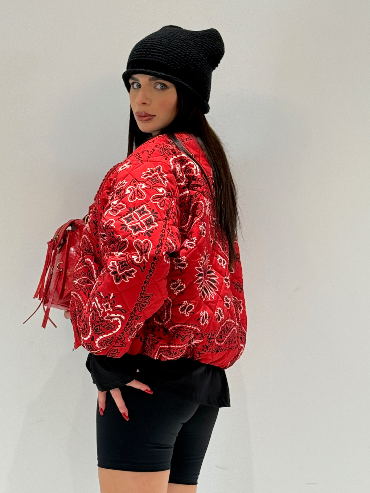 BOMBER CAY BY LUMINA rosso|Colore:Rosso