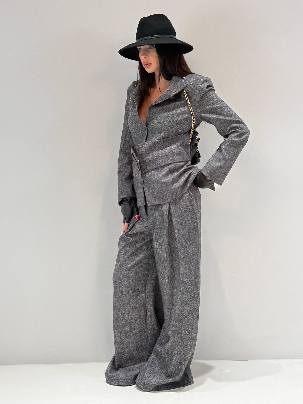 PANTALONE TINGO MARIA BY LUMINA grigio|Colore:Grigio