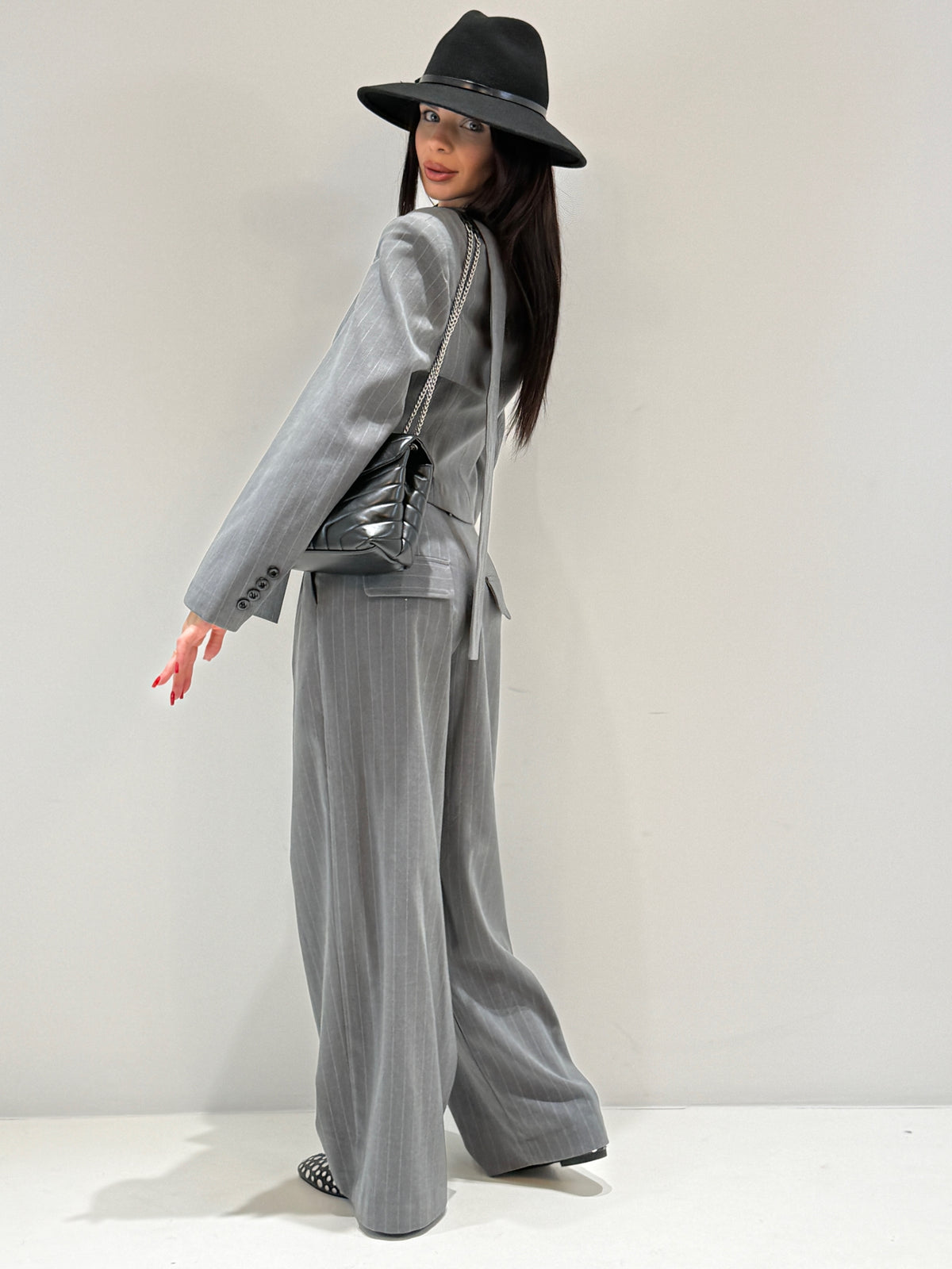 PANTALONE TALARA BY LUMINA grigio|Colore:Grigio