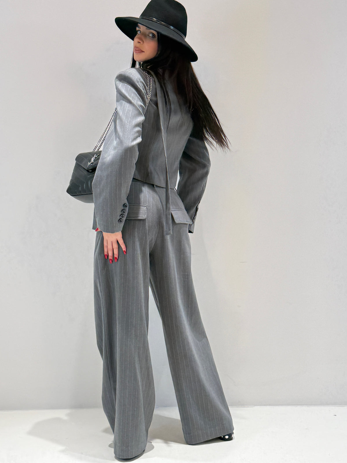 PANTALONE TALARA BY LUMINA grigio|Colore:Grigio