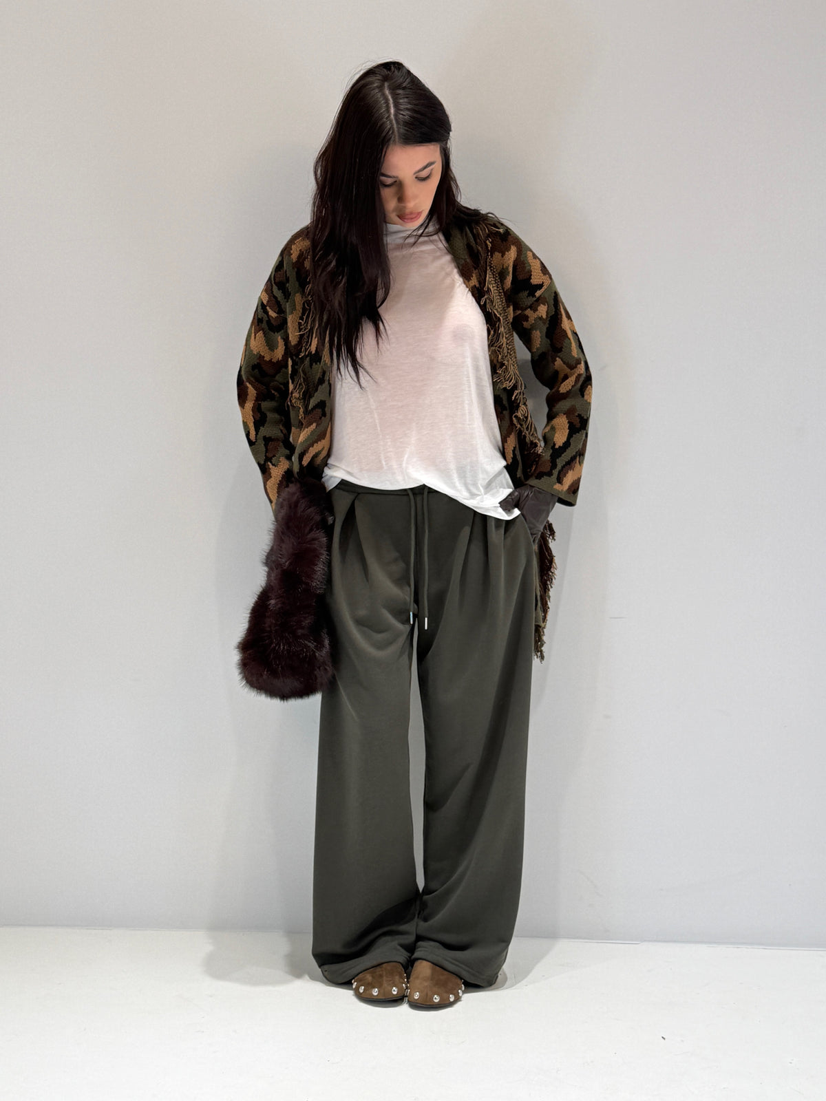 PANTALONE EAGLE verde militare|Colore:Verde militare