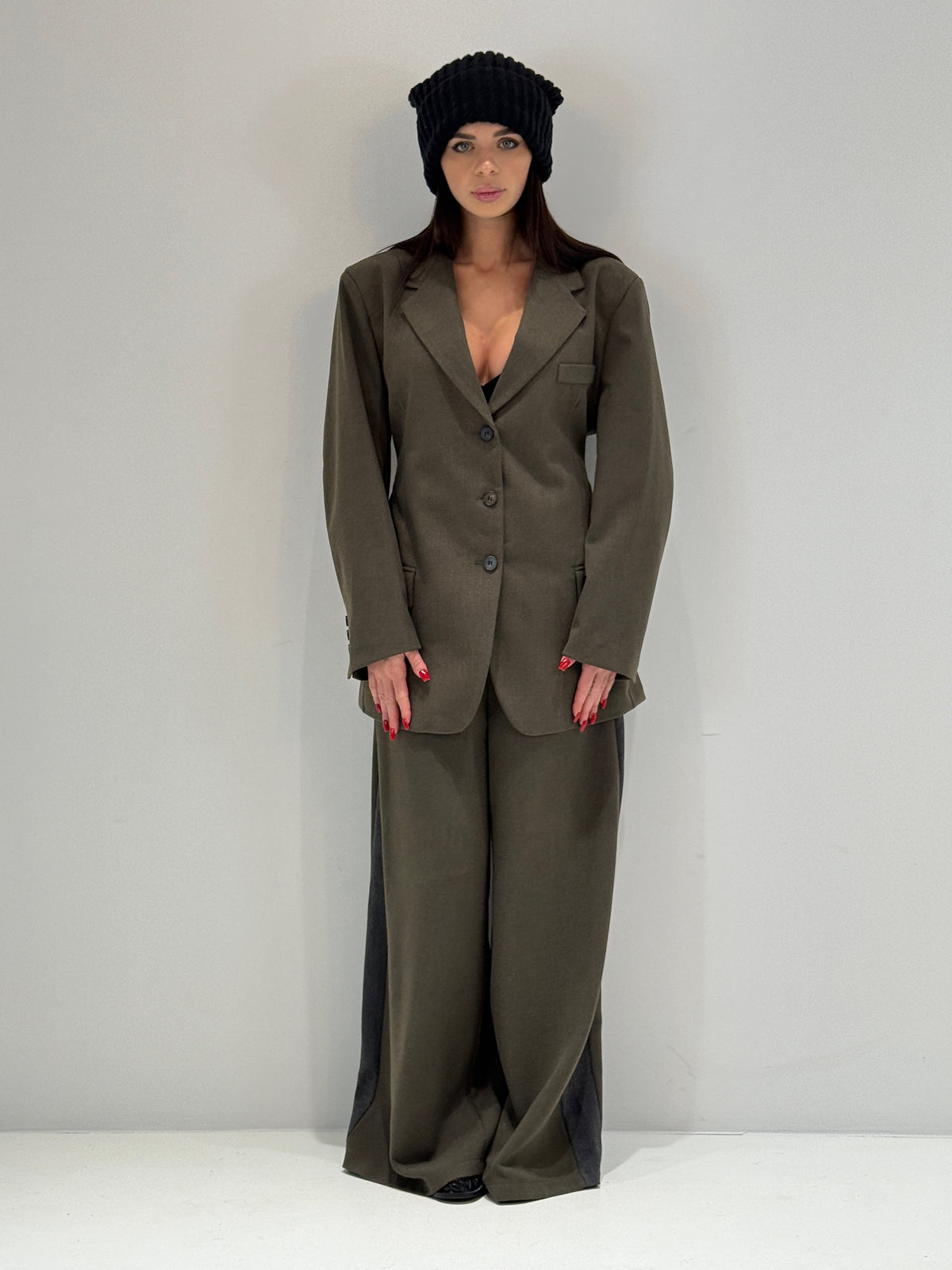PANTALONE KOBUK BY LUMINA verde militare|Colore:Verde militare
