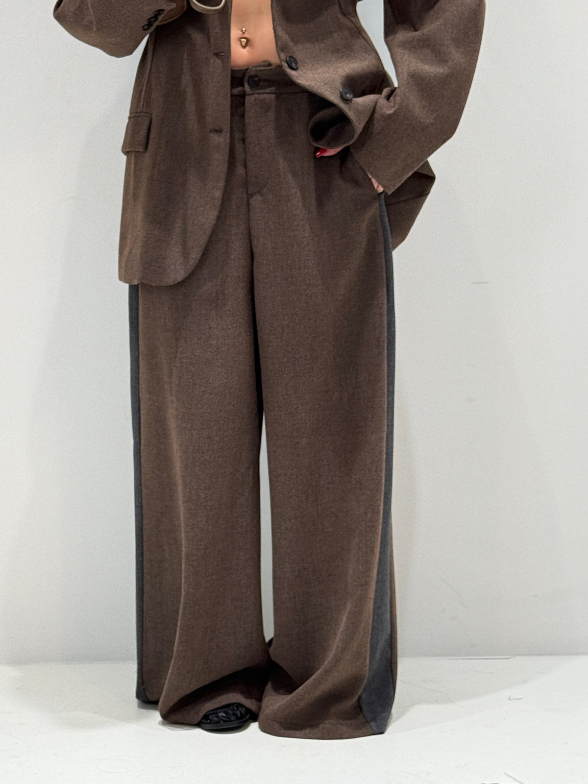 PANTALONE KOBUK BY LUMINA marrone|Colore:Marrone