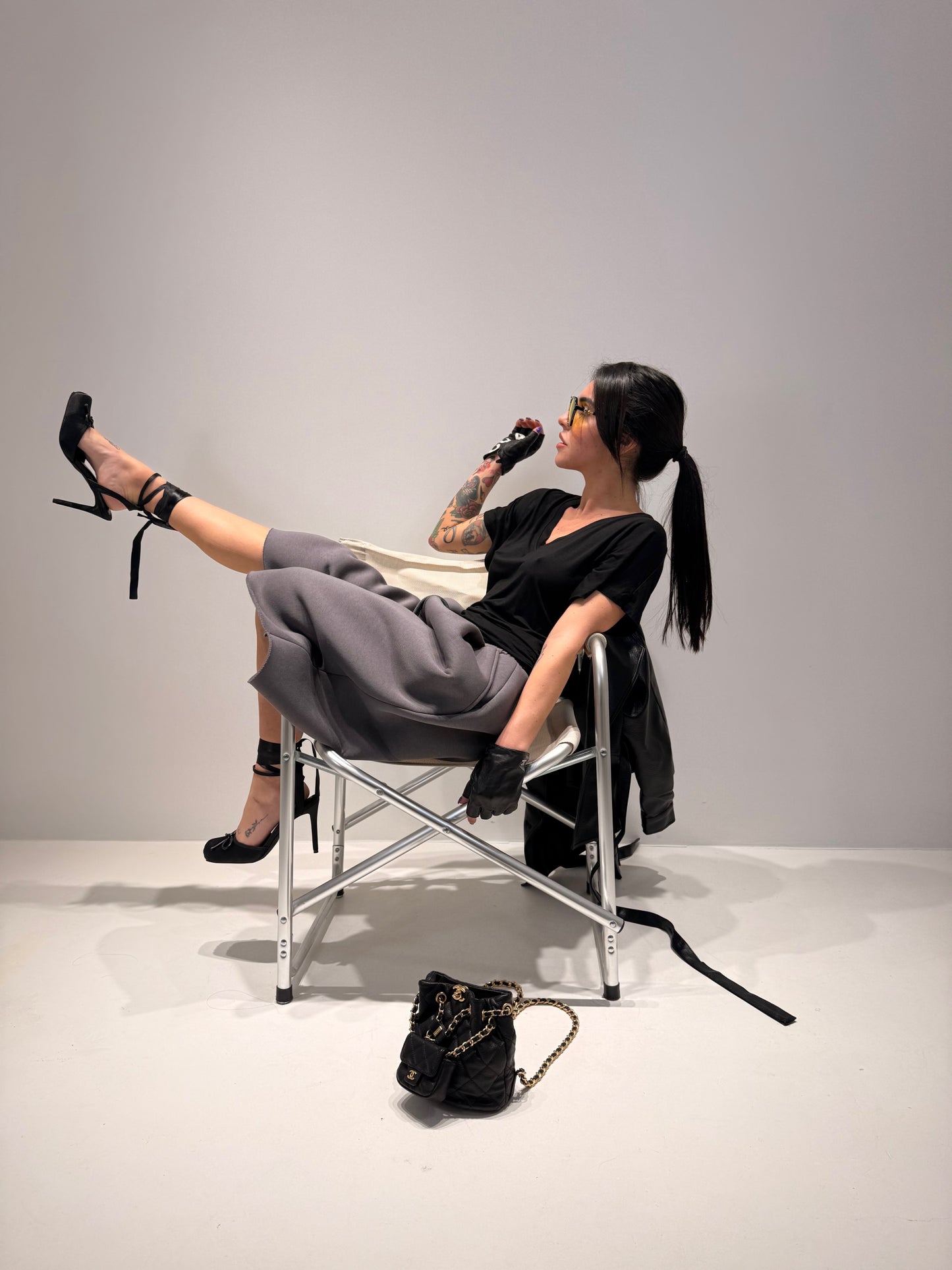 BALLERINA NIGHET LACCIO NERO