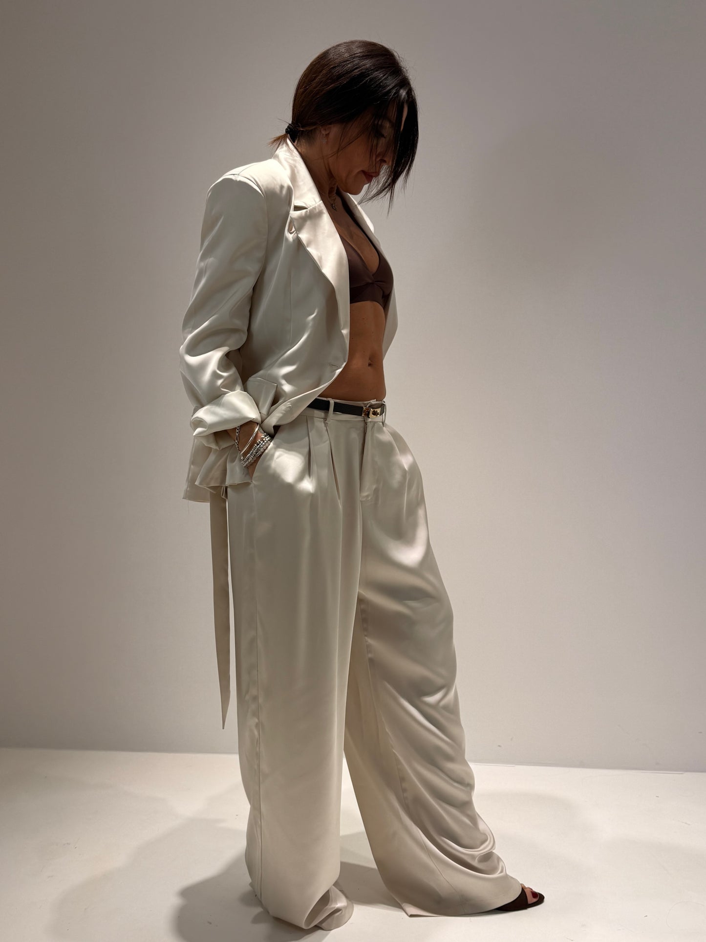 PANTALONE LIONE ECRU