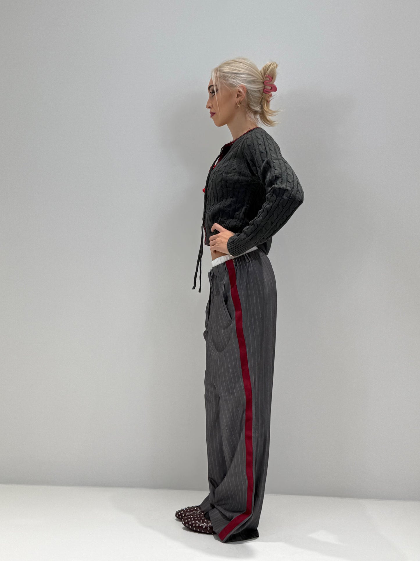 CARAB PANTALONE GRIGIO