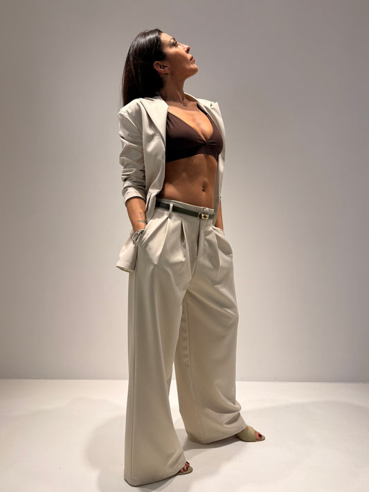 PANTALONE MADRID ECRU