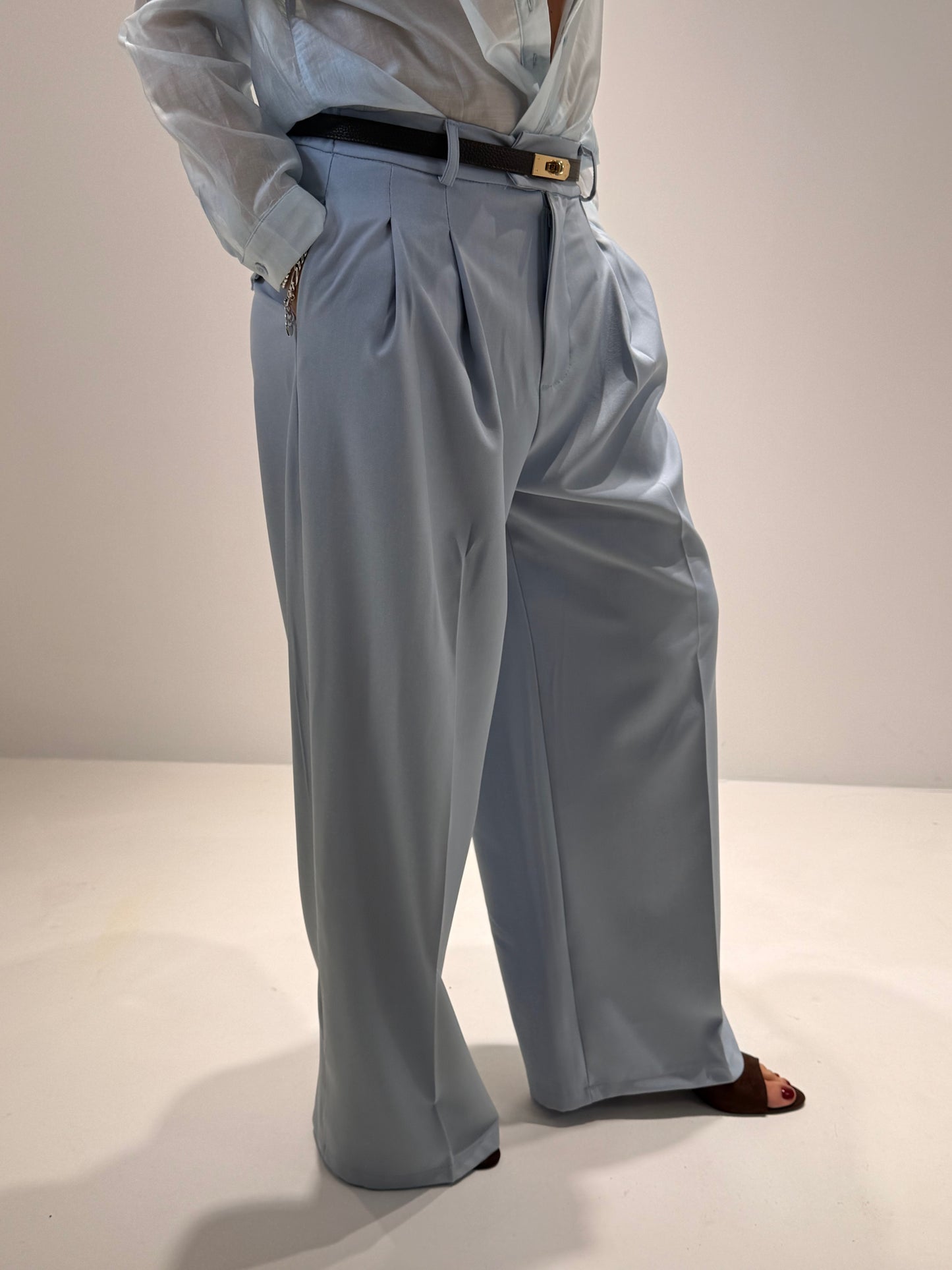 PANTALONE BEVERLY CELESTE