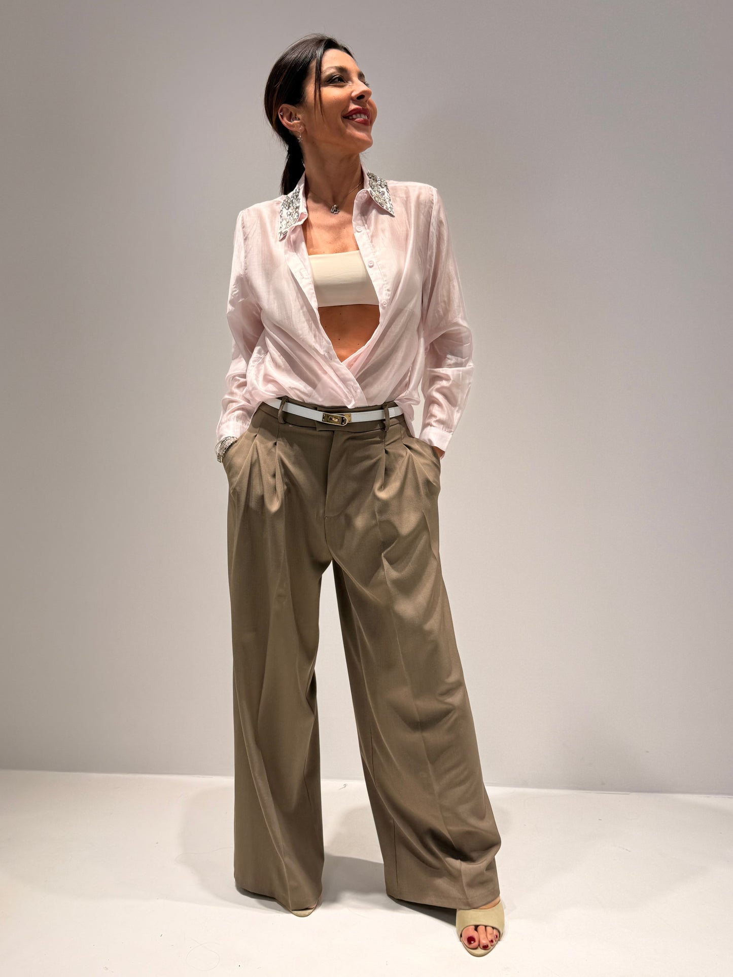 PANTALONE BEVERLY FANGO