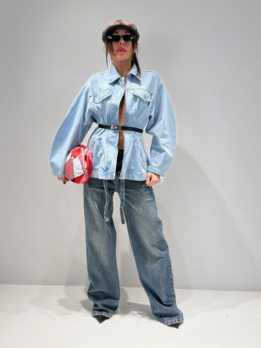 GIACCA IN JEANS WHO LAVAGGIO CHIARO