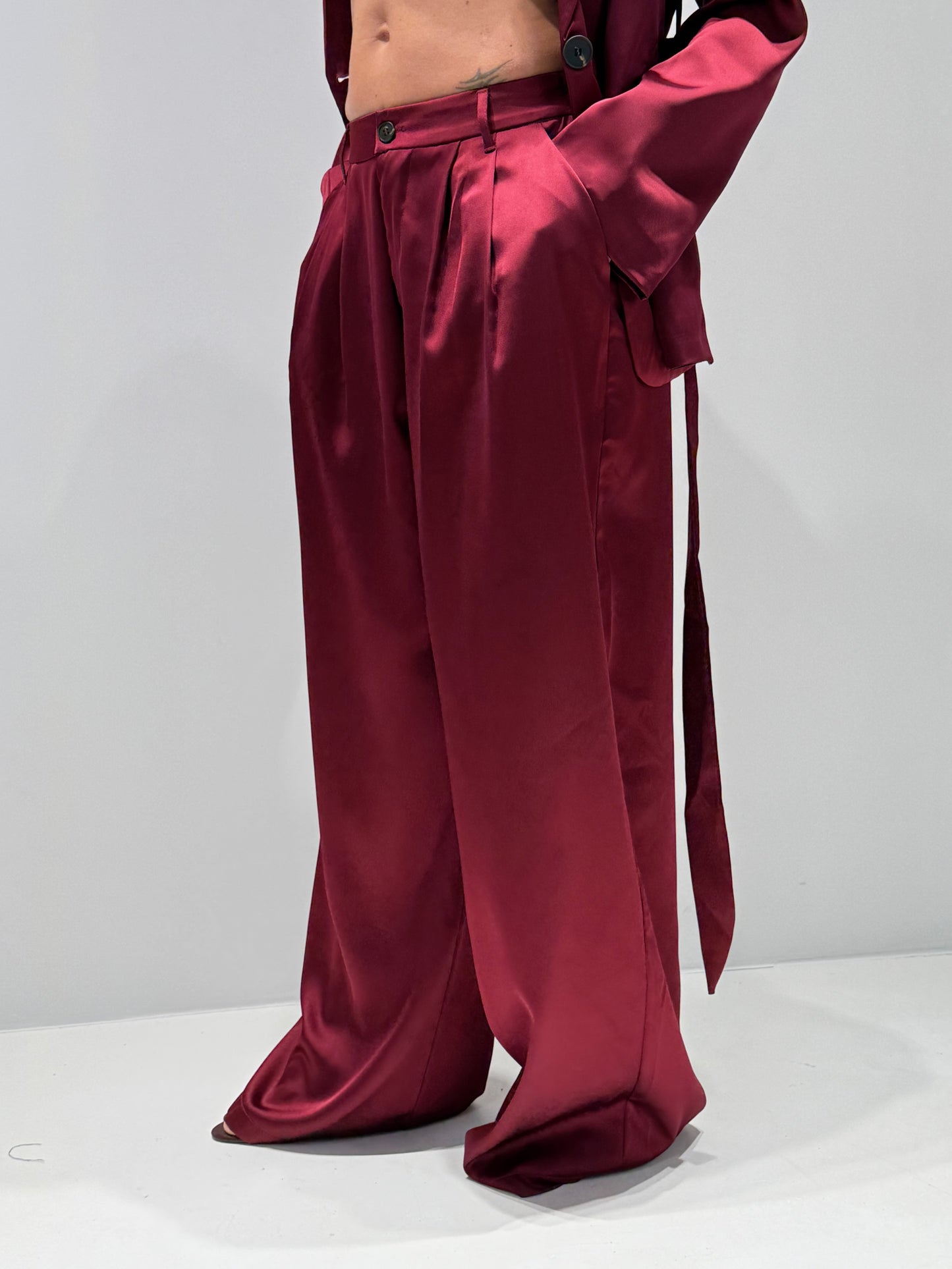 PANTALONE LIONE BORDEAUX